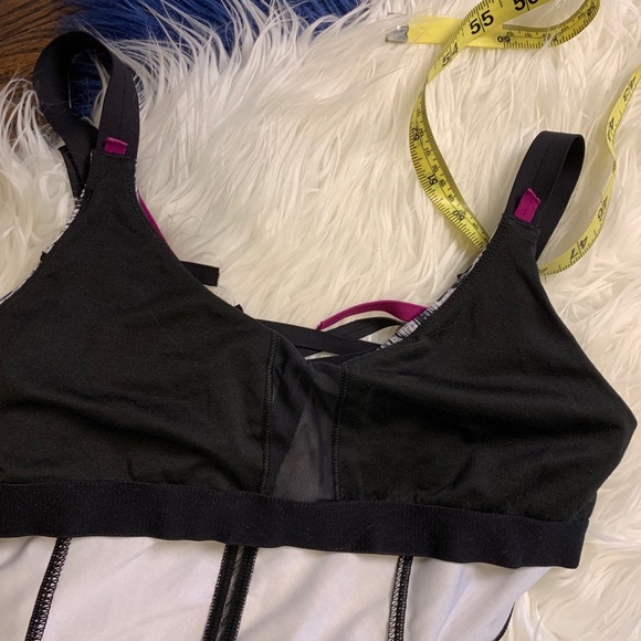 🌿 {Lululemon} Tank Top Strappy Back Heat Wave Design Flawed Small/XS 2 Black - Picture 7 of 12